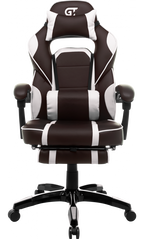 Комп'ютерне крісло для геймера GT Racer X-2749-1 Dark Brown/White