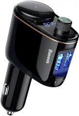 FM трансмітер Baseus Locomotive Bluetooth MP3 Vehicle Charger (CCALL-RH01) Black