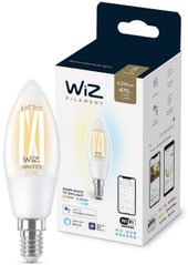 Розумна лампа WiZ E14 4.9W(40W 470Lm) C35 2700-6500 філаментна Wi-Fi (929003017601)