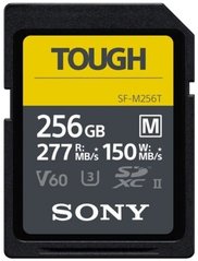 Карта памяти Sony 256GB SDXC C10 UHS-II U3 V60 R277/W150MB/s Tough (SFM256T.SYM)