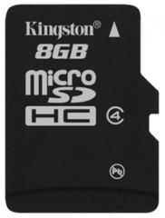 Карта пам'яті micro-SDHC Kingston 8 GB Class 4 no adapter