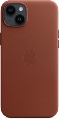 Чехол Apple для iPhone 14 Plus Leather Case with MagSafe Umber (MPPD3ZE/A)