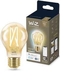 Розумна лампа WiZ E27 7W(50W 640Lm) A60 2000-5000К філаментна Wi-Fi (929003017401)