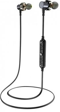 Наушники Awei X660BL Bluetooth Dual Driver Earphone Grey