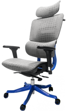 Компьютерное кресло для геймера GT Racer X-626 Gray/Blue