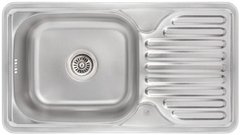 Кухонна мийка Lidz 7642 Micro Decor 0,8 мм (LIDZ764208MICDEC)