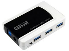 USB-Хаб STLab 7 портов USB 3.0 White/Black (U-870) (40687)