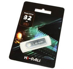 Флешка Hi-Rali USB 32GB Shuttle Series Silver (HI-32GBSHSL)