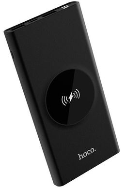 Безпровідний зарядний пристрій Hoco J37 Wisdom 10000 mAh Black