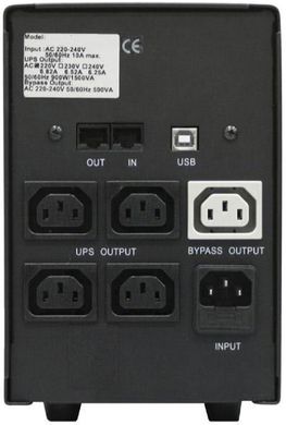 Джерело безперебійного живлення Powercom BNT-1500AP, 5 x IEC, USB (00210150)