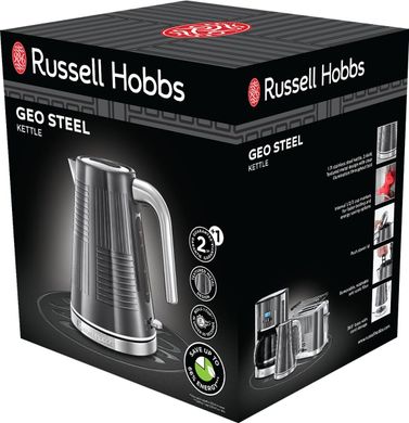 Електрочайник Russell Hobbs 25240-70 Geo Steel