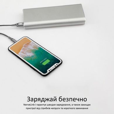 Кабель Promate NerveLink-I USB - Lightning 1.2 м Grey (nervelink-i.grey)
