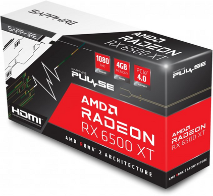 Відеокарта Sapphire Radeon RX 6500 XT PULSE (11314-01-20G)