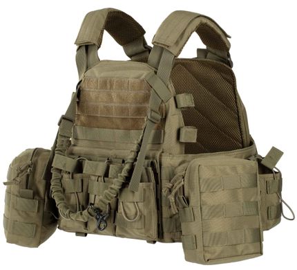 Плитоноска 2E Тип1 Molle Khaki (2E-MILPLACARR1-OG)