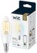 Розумна лампа WiZ E14 4.9W(40W 470Lm) C35 2700-6500 філаментна Wi-Fi (929003017601)