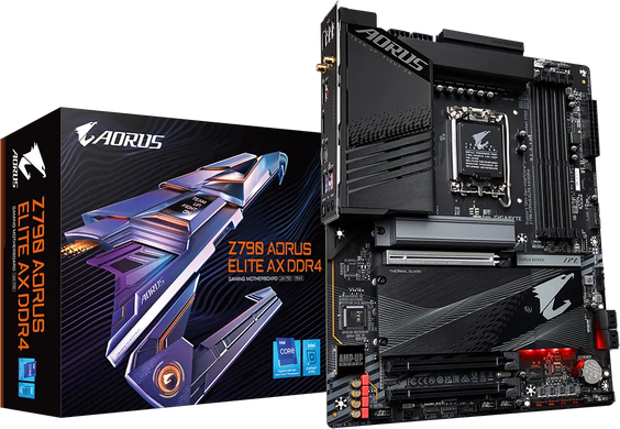Материнська плата Gigabyte Z790 Aorus Elite AX DDR4