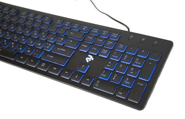 Клавіатура 2E KS 105 Slim USB Black (2E-KS105UB)
