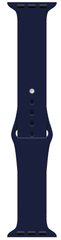 Ремешок Intaleo Silicone для Apple Watch 42/44 mm (Blue) (1283126494376)