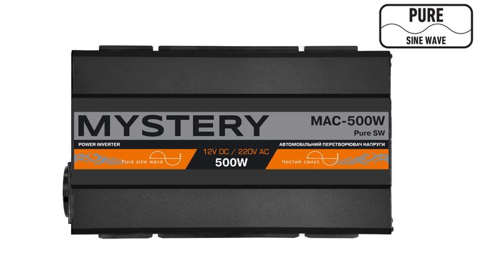 Автомобильный инвертор Mystery MAC-500W PURE SW