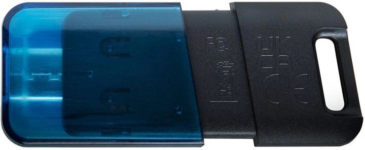 Флешка USB3.2 256GB Type-C Kingston DataTraveler 80 M Blue/Black (DT80M/256GB)
