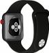 Ремінець UWatch Silicone Strap for Apple Watch 38/40 mm Black