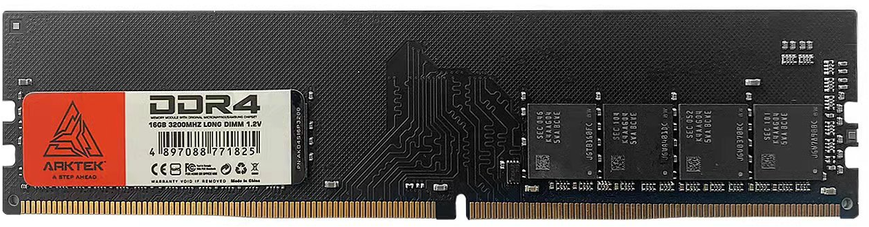 Оперативная память Arktek DRAM DDR4 16Gb 3200MHz (AKD4S16P3200)