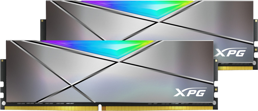 Оперативная память Adata 16 GB (2x8GB) DDR4 4133 MHz XPG Spectrix D50 Extreme RGB Grey (AX4U41338G19J-DGM50X)